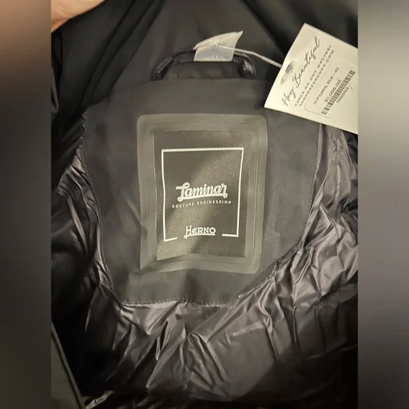 Herno Gore-tex Windstopper Coat Black - Picture 9 of 9